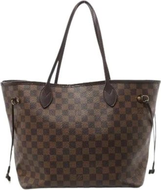 Louis Vuitton Pre-owned Tote Bags, female, Brown, Size: ONE SIZE Pre-owned Neverfull MM N51105