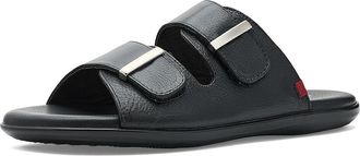 Marc Joseph New York Greene Ave Mens Sandals Black Grainy : 11.5 M, Leather