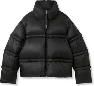 Axel Arigato Sluier Pufferjas - Heren - Gewatteerde jassen - Zwart - 2XS - Nylon - Jassen