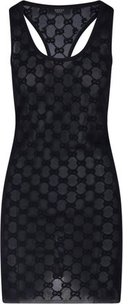 Gucci Abito Mini In Cr&ecirc;pe Di Viscosa