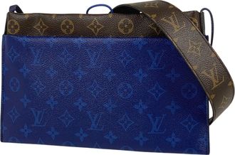 Louis Vuitton Blue Cobalt Monogram Shoulder Bag (Pre-Owned)