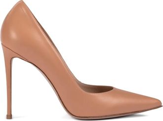 Le Silla 100 mm Eva pumps met puntige neus - Beige