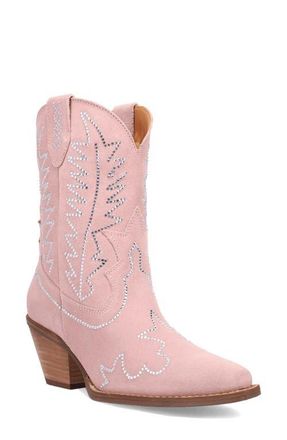 Dingo Tiny Pony Rhinestone Western Boot in Pink at Nordstrom, Size 6.5