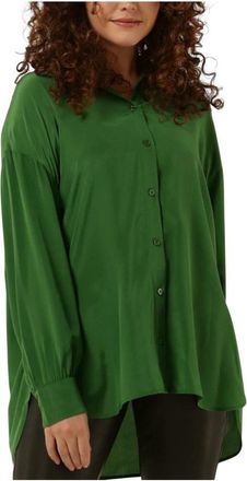 Idano Abla Blouse - Dames - Overhemden - Groen - S - Overhemden