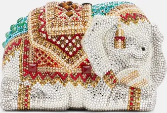 Judith Leiber Clutch Elephant Small con cristalli