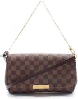 Louis Vuitton Pre-owned Shoulder Bags, female, Brown, Size: ONE SIZE Pre-owned Canvas louis-vuitton-bags