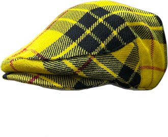 Generic Macleod of Lewis Tartan Old Man Style Mans Cap : Size Free (Art Code MOL) Yellow