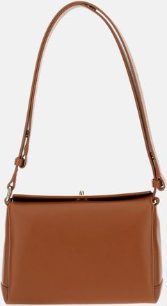 Plan C Brown Folded Shoulder Bag