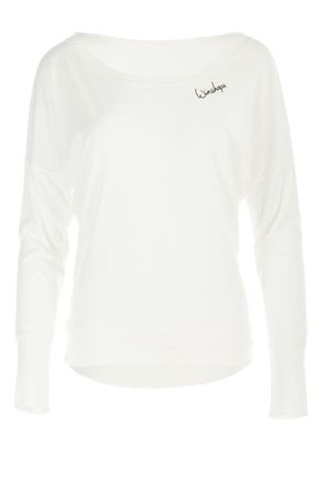 Winshape Langarmshirt WINSHAPE MCS002, Damen, Gr. XXL, weiss (vanilla, wei&szlig;), 50% Modal, 50% Baumwolle, U-Boot-Ausschnitt, Shirts Langarmshirt, Ultra leicht