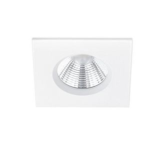 Trio Zagros Foco Empotrable Cuadrado Led Blanco 5w Ip65 8x8 Cm Lighting