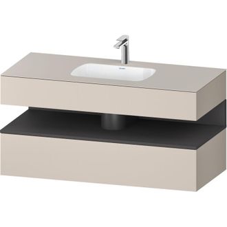 Duravit Qatego Lavabo Encastrado Con Base De Lavabo Consola, - Duravit