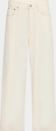 Rag & Bone Featherweight Andi High-Rise Wide-Leg Jeans