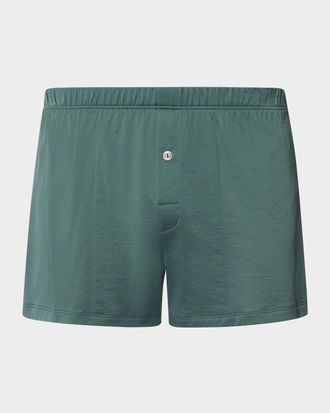 Hanro Men & apos;s Sporty Mercerized Cotton Boxers