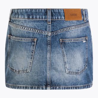 Amiri Womens Skirts Light Blue _100 % Co