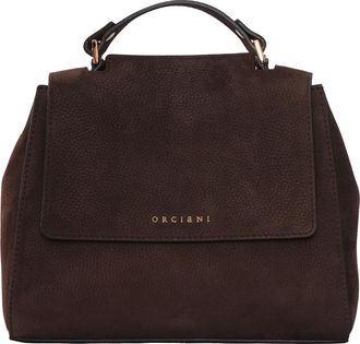 Orciani Small Sveva Nabucco Nubuck Leather Handbag