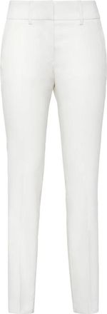 Philipp Plein Broeken - Dames - Slim Fit Broeken - Wit - S - Wol - Broeken