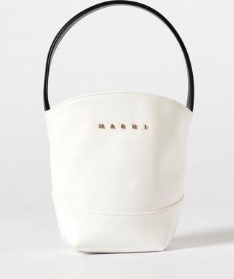 Marni Borsa Flower Basket in pelle sintetica