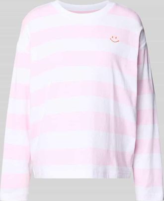 Mey Mey Pyjama-Oberteil mit Motiv-Print in Rosa, Größe XL