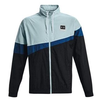 Under Armour Fashion Woven Full Zip Jacket Blue Multi 1366219-478