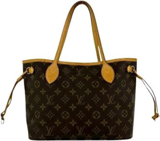 Louis Vuitton Pre-owned Vintage Tote Bag - Dames - Vintage Shopper - Bruin - ONE Size - Leer - Vintage