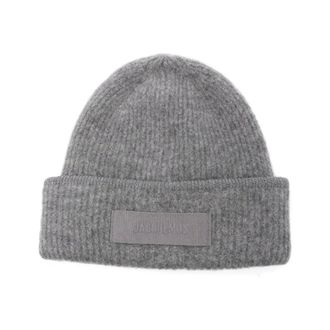 Jacquemus Accessories, male, Gray, ONE SIZE, Le Bonnet Gros Grain Hat