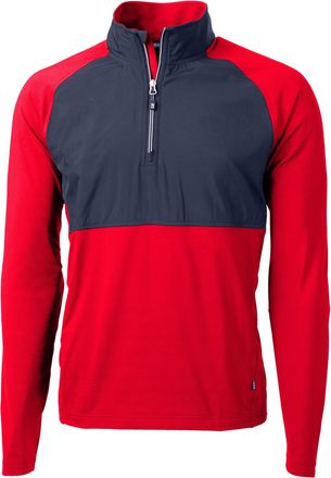 Cutter & Buck Adapt Eco Knit Hybrid Recycled Mens Quarter Zip