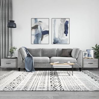 vidaXL Vidaxl - Mesas De Centro 2 Uds Madera Ingenier&iacute;a Gris Sonoma 50x50x40 Cm