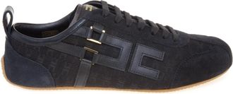 Elisabetta Franchi Nappa and Suede Trainers - female - Elisabetta Franchi - Sneakers - Black - 6 UK - Shoes