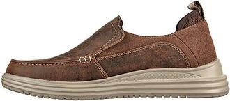 Skechers Schoenen, Heren, Bruin, 41 EU, Leer, Proven Relander