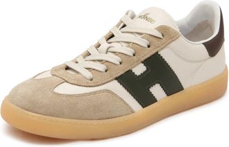 Hogan Cool Allacciato H - Heren - Sneakers - Beige - 41 1/2 EU - Leer - Schoenen