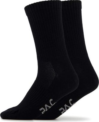 P.A.C. 2-Pack Everyday Crew Multifunktionssocken - Unisex | schwarz