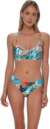 Swim Systems Chloe Bikini Swim Bottoms in Tiki Tango Rib at Nordstrom, Size X-Small