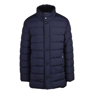 Add Jassen, Heren, Blauw, XL, Nylon, Dull Nylon Stretch Down Jacket