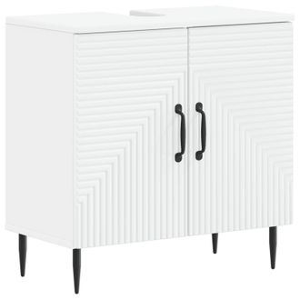 vidaXL Mueble De Lavabo Para Ba&ntilde;o Haarlem Blanco 59,5 X 31,5 X 59 Cm Vidaxl