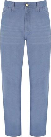 Carhartt Work in Progress Blauwe Canvas Werkbroek - Heren - Regular Fit Jeans - Blauw - W33 - Katoen - Jeans