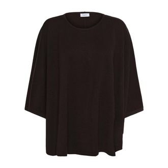 Saint Tropez Billi Poncho - female - Saint Tropez - Ponchos - Brown - ONE SIZE - Jackets