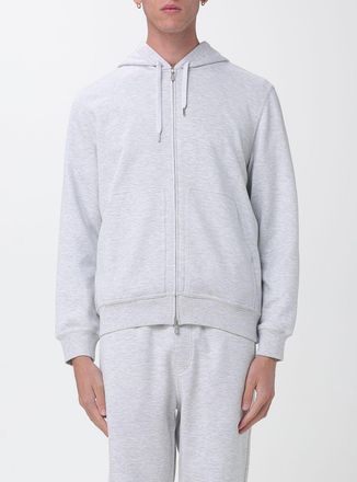 Brunello Cucinelli Felpa full-zip in cotone con cappuccio e coulisse