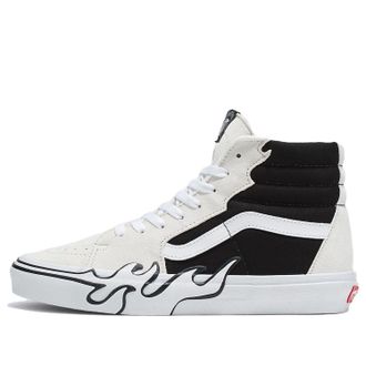 Vans SK8 Hi Flame White Black VN0005UJUY6