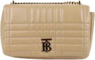 Burberry Pre-owned Cross Body Bags, female, Beige, Size: ONE SIZE Pre-owned Rola Medium Shoulder Crossbody Bag