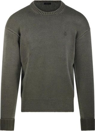 Ralph Lauren Truien & Vesten, Heren, Groen, M, Ronde Hals Trui