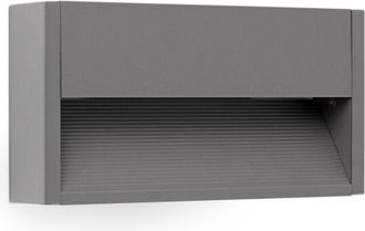 Faro Barcelona Faro Barcelona - Faro Grada-2 - Outdoor Surface Mounted led Wall Lamp Dark Grey 6W 3000K IP54