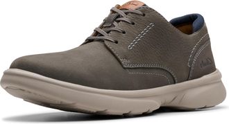 Clarks Mens Bradley Plain Oxford, Light Grey, 10 UK