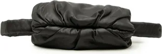 Bottega Veneta Black Leather Fanny Pack Sling Bag (Pre-Owned)
