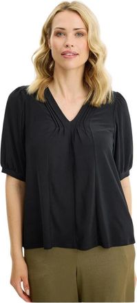 In Front Blouses Shirts - Dames - Blouses - Zwart - M - Overhemden