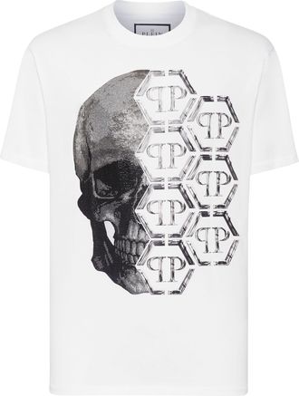 Philipp Plein T-Shirt Ronde Hals Skull And Plein
