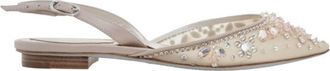 Rene Caovilla Cinderella Slingback Flats, Brand Size 36.5 ( US Size 6.5 )