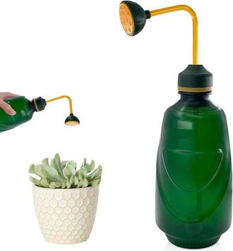 OEM Regadera Peque&ntilde;a De 450 Ml Para Plantas &times; 2, Se Puede Regar Boca Abajo, Adecuada Para Pl&aacute;ntulas Y Plantas Delicadas (verde)