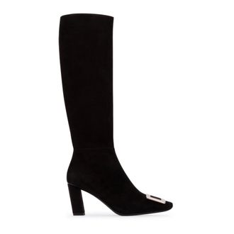 Roger Vivier Belle Vivier Boots - female - Roger Vivier - Heeled Boots - Black - 8 UK - Shoes