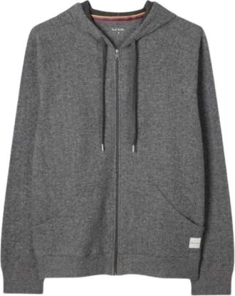 Paul Smith Zip-throughs - Heren - Vesten met rits - Grijs - M - Hoodies & sweatvesten