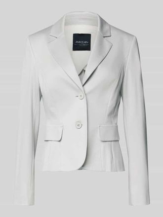 Marc Cain Slim Fit Blazer mit Pattentaschen in Stein, Gr&ouml;&szlig;e 34